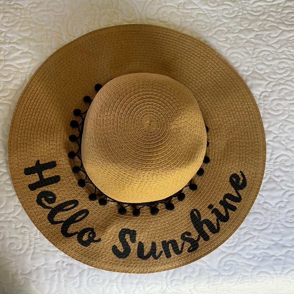 Summer hat: Hello Sunshine size S-M/ch-M